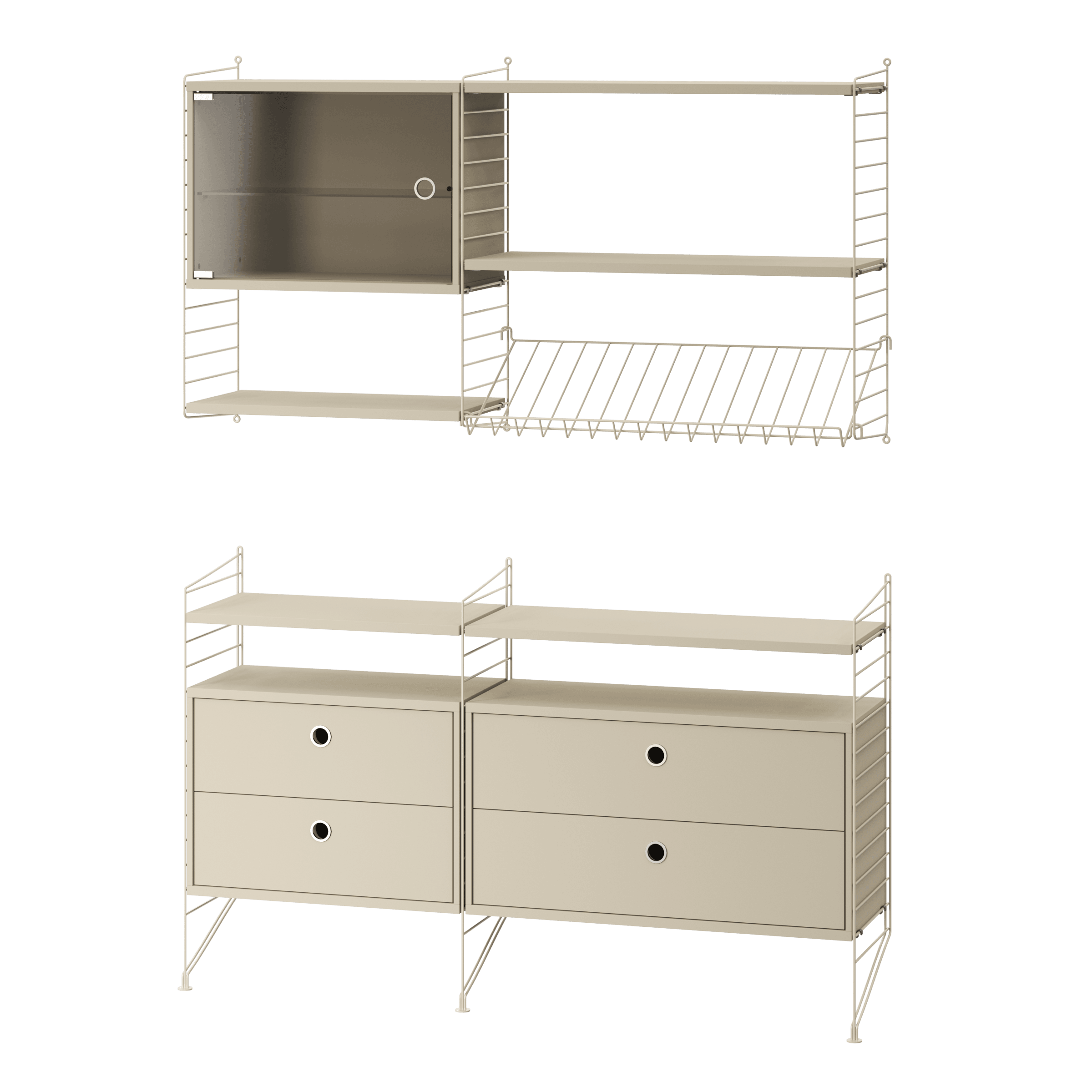Wohnzimmer T Beige/Beige