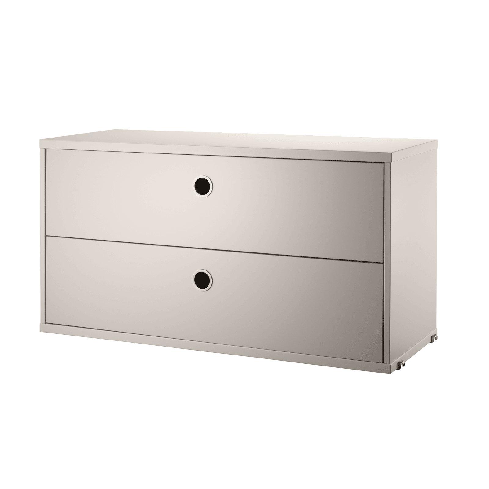 Chest of drawers w78 x d30 x h42 cm Beige
