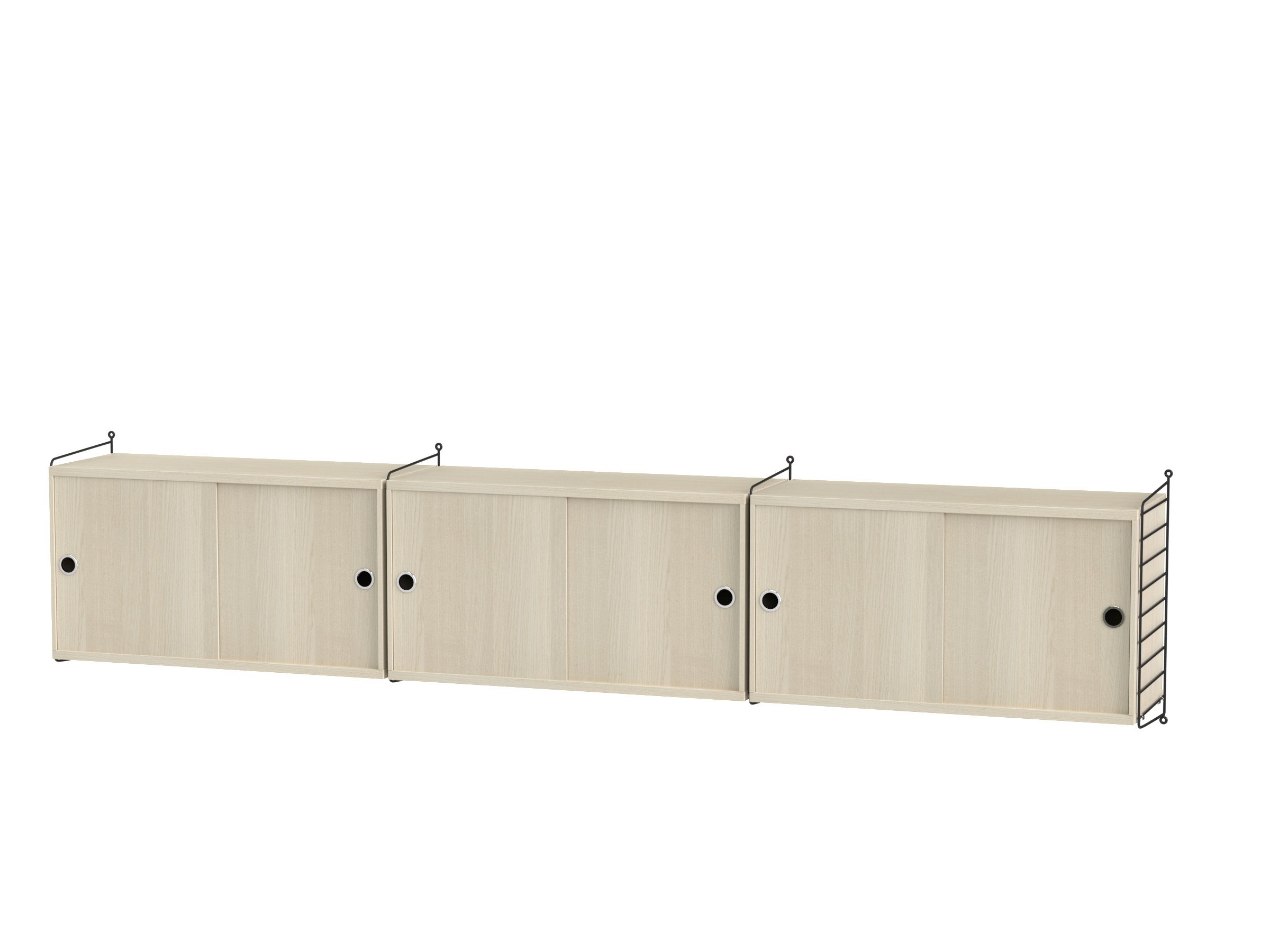 Wohnzimmer D Schwarz/Esche