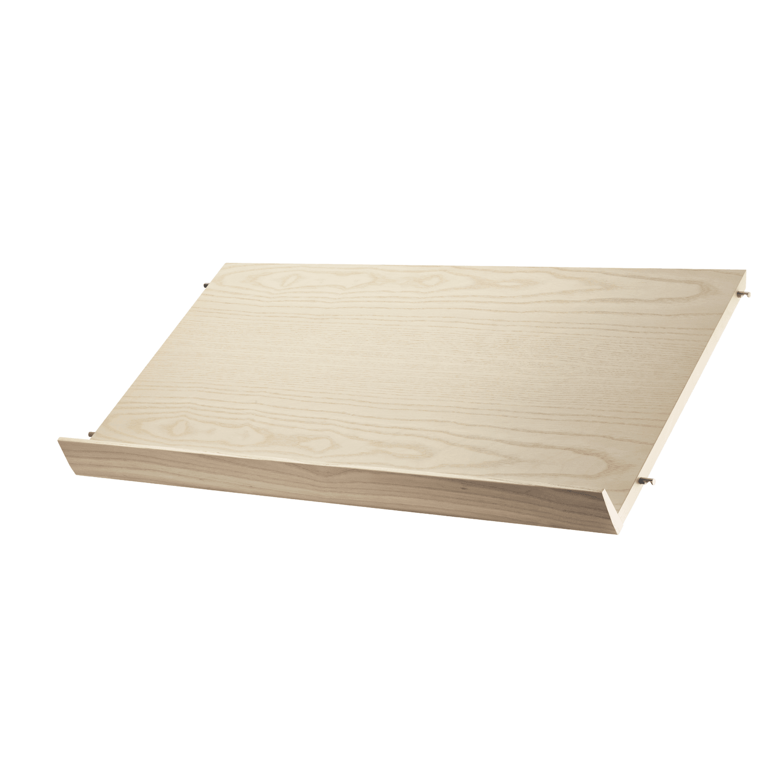 Magazine shelves solid w78 x d30 x h15 cm Ash