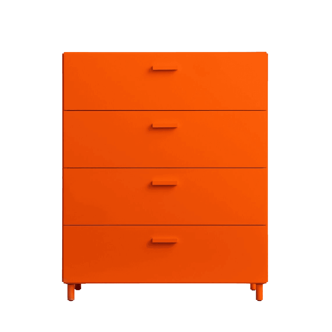 Commode, large, largeur 82 cm x profondeur 41 cm x hauteur 92,2 cm Orange