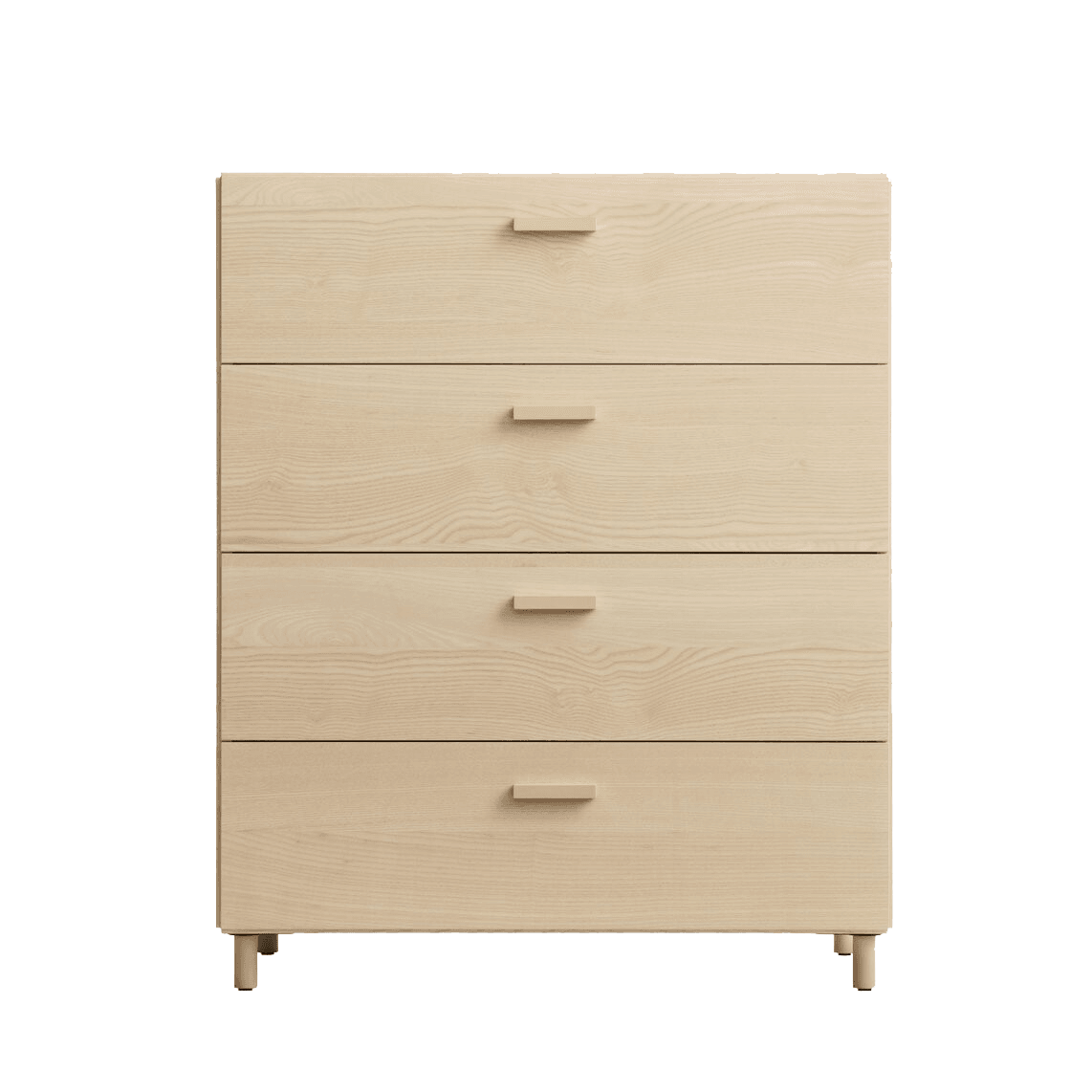 Kommode, breit, B 82 x T 41 x H 92,2 cm Esche