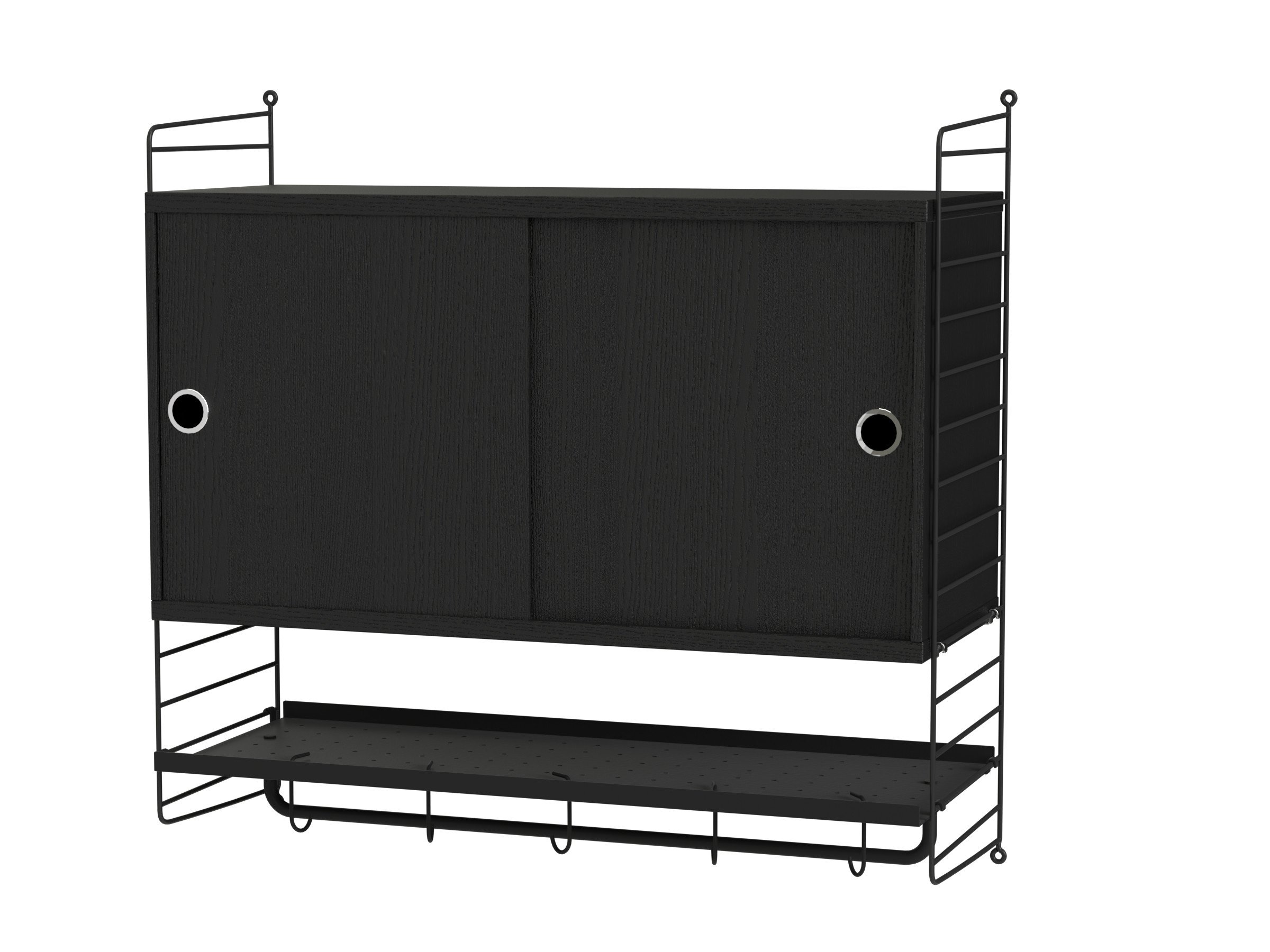 Bedroom F Black/Black stained ash
