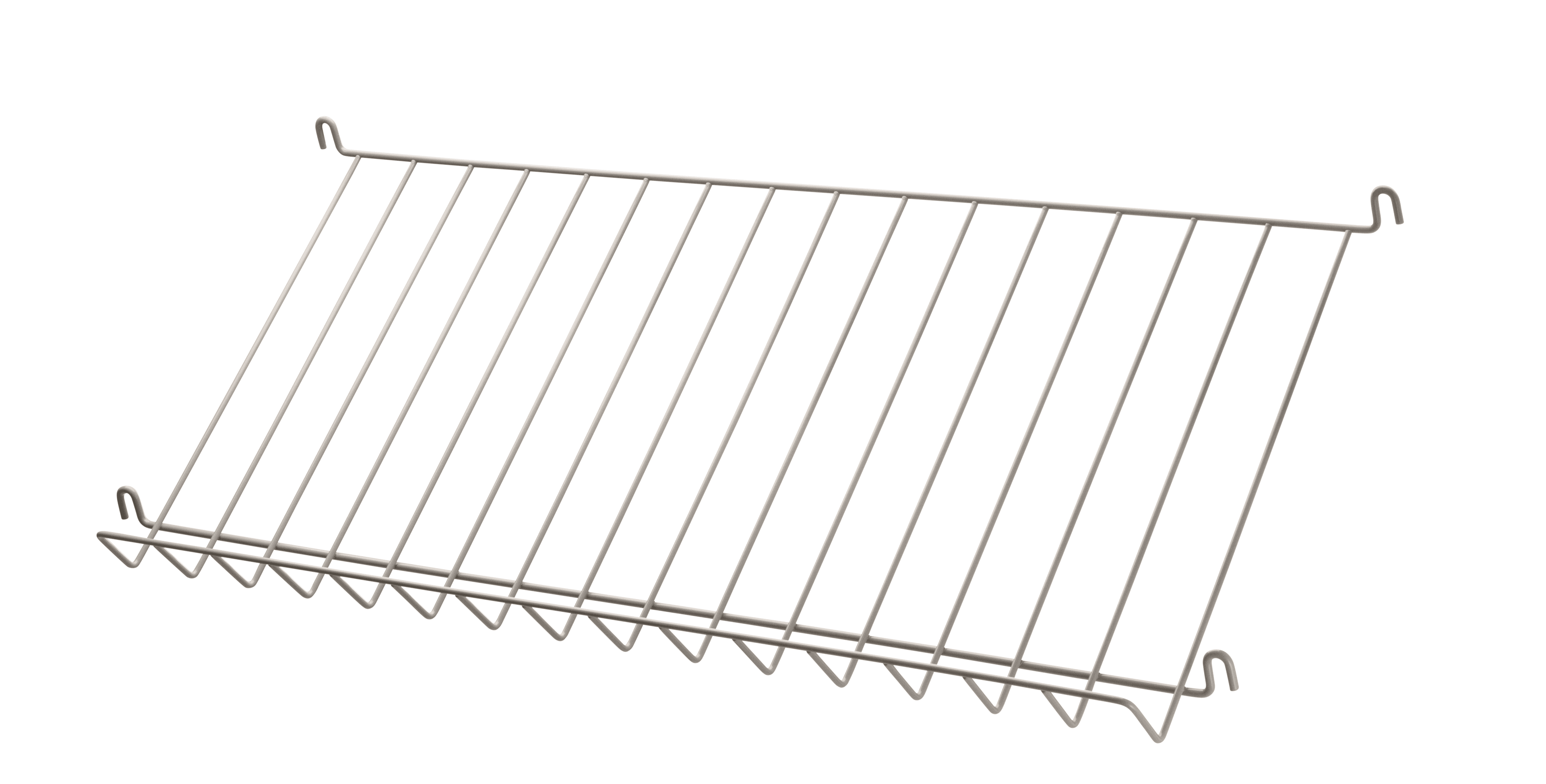 Die Zeitschriftenablage aus Metallgitter sind in der Breite 78 cm erhältlich und passen zu den Gitterleitern von String® System mit einer Tiefe von 30 cm. Die Zeitschriftenablagen bilden eine dynamische Regalkombination, in der viel Platz für Ihre Lieblingsbücher und -magazine ist. Die Zeitschriftenablage aus Metallgitter bietet viel Raum für Kreativität, wenn Sie zusätzlich S-Haken verwenden. Die Zeitschriftenablage fügt sich perfekt in Ihr String Regal ein, da sie dasselbe einzigartige Metallgitter-Design hat. Wählen Sie eine Zeitschriftenablage in derselben Farbe wie Ihre Regalleitern oder setzen Sie mit einer ganzen anderen Farbe einen Akzent.
