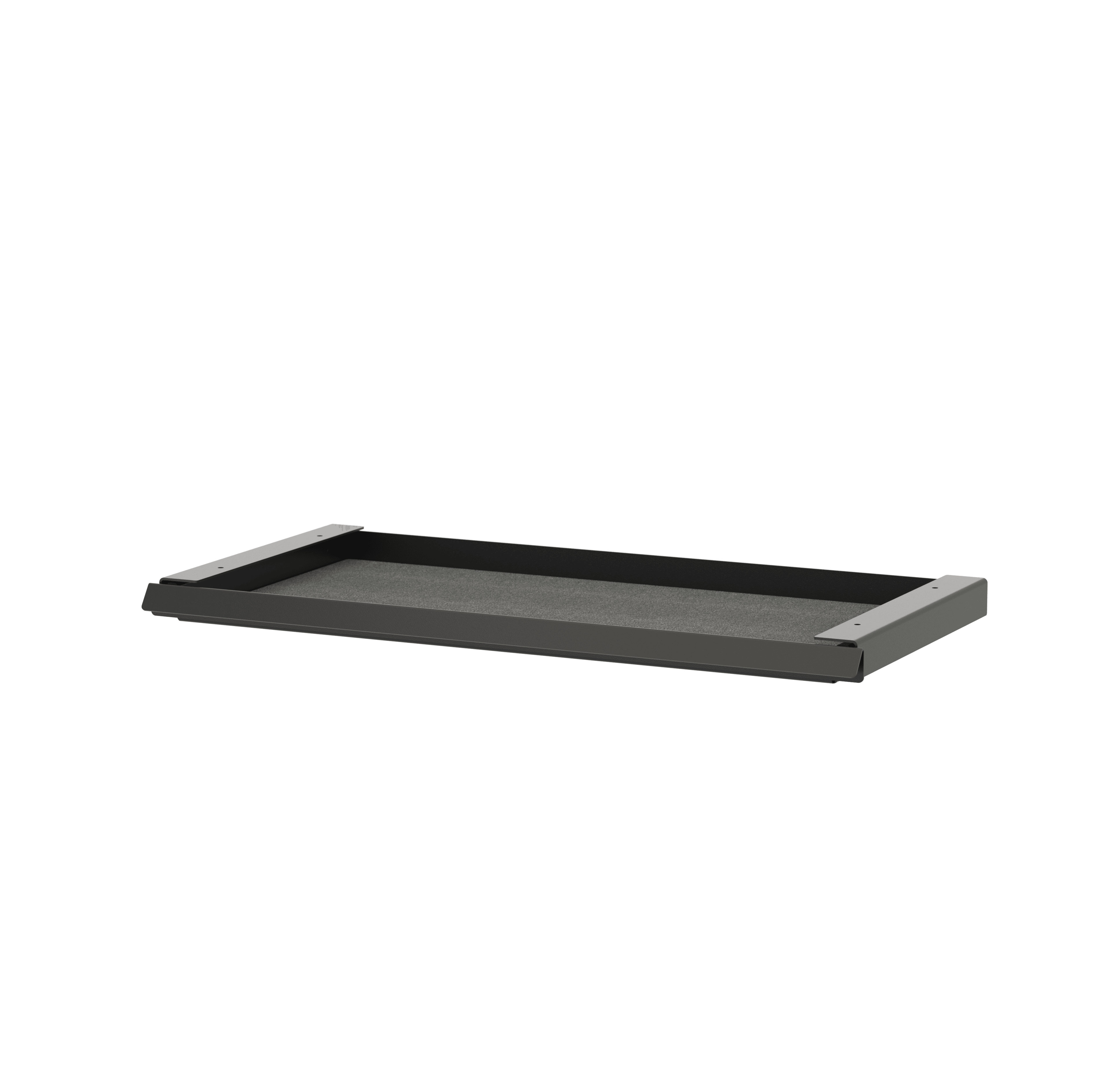 Die Schreibtischschublade aus dem String®-System ist eine diskrete und funktionelle Lösung, die Platz am Arbeitsplatz schafft. Die Schublade gleitet dank der Schubladenführungen leichtgängig. Sie passt sowohl zu den Schreibtischen von Works wie zur Schreibtischplatte von String® System. Die Schublade ist innen mit einer Schutzfolie aus Filz ausgestattet und hat die Innenmaße B 56 x T 28 x H 2,6 cm.