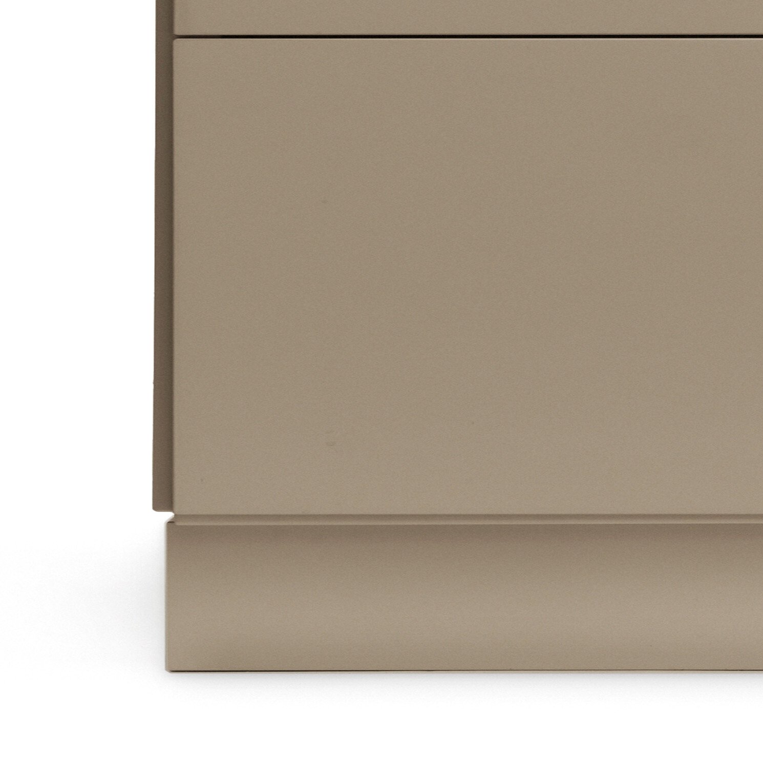 Wide Chest of Drawer from Relief with four drawers. All units from Relief can easily be connected. With five colours and three sizes, you can create multiple unique Relief combinations. The back of Relief is as beautifully designed as the front, making placement creative and fun. The dimensions are w82 x d41 x h92.5 cm. Each drawer's inner dimensions are w74 x d36.3 x h17 cm. Relief is delivered unassembled.