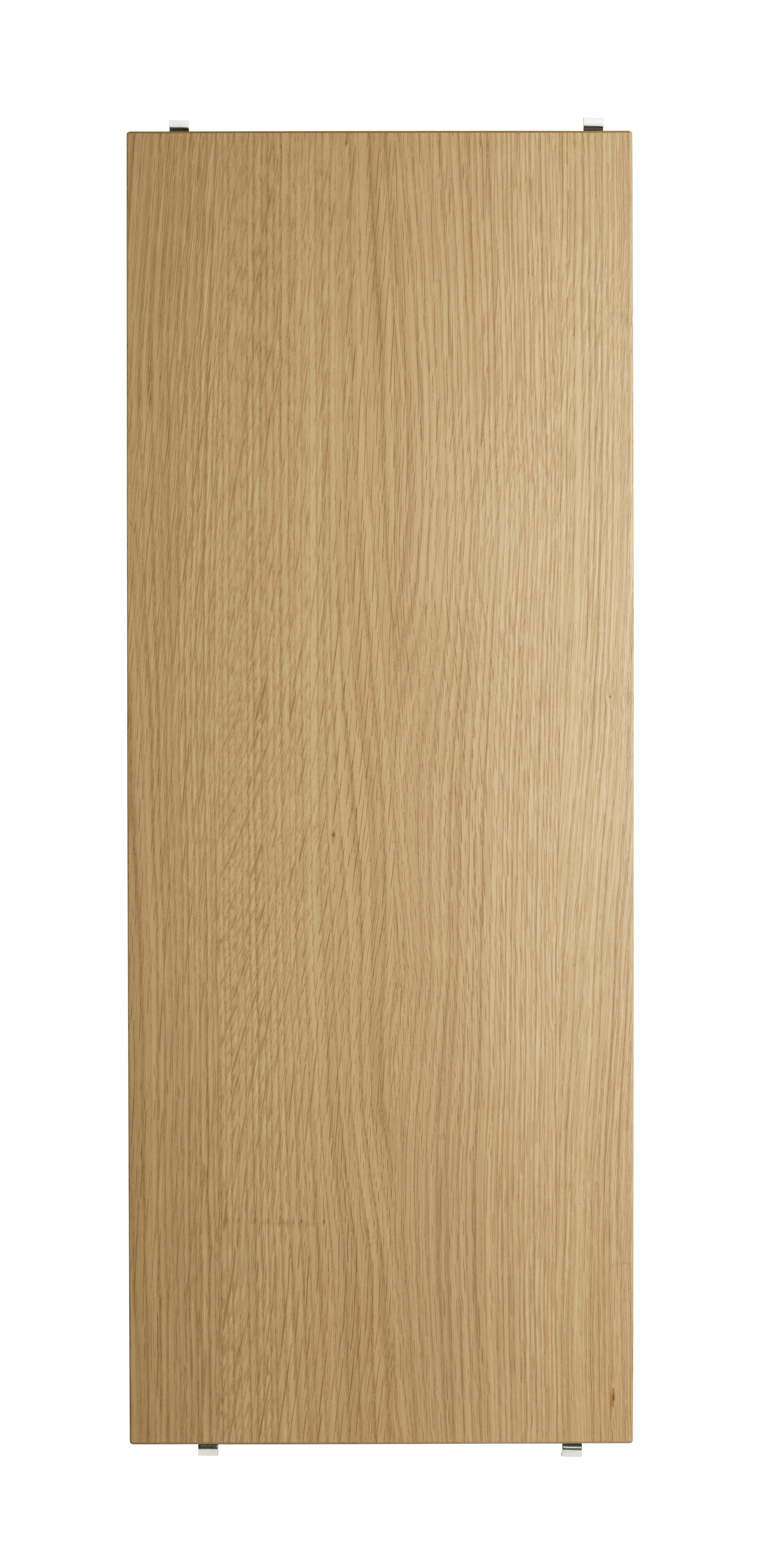 Die Regalböden aus Holz sind in den Breiten 58 cm und 78 cm und den Tiefen 20 cm und 30 cm erhältlich. Die Regalböden passen zu den Regalleitern aus Metallgitter und Plexiglas von String® System, sofern Regalböden und Regalleitern dieselbe Tiefe haben. Die Regalböden können flexibel eingesetzt werden. Sie können Ihr Regal einfarbig gestalten oder Regalböden in verschiedenen Farben und aus unterschiedlichen Holzarten kombinieren. Eine Verpackungseinheit enthält drei Regalböden und Halterungen.