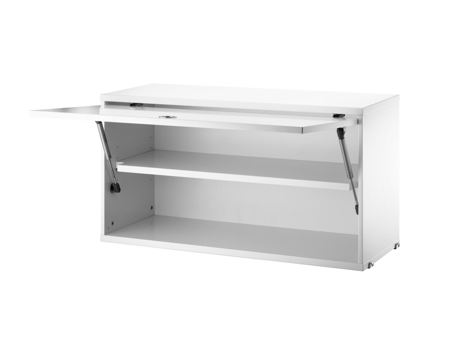 The Cabinet with flip door is available in two widths, 78 cm and 58cm, and one depth, 30 cm. The height of the cabinet is 42 cm. The cabinet fits together with all 30 cm deep wire and plex panels from String® System. The cabinet consists of one adjustable inner shelf. The internal dimensions are w75/w54 x d28.5 x h38 cm. The cabinet is delivered unassembled.