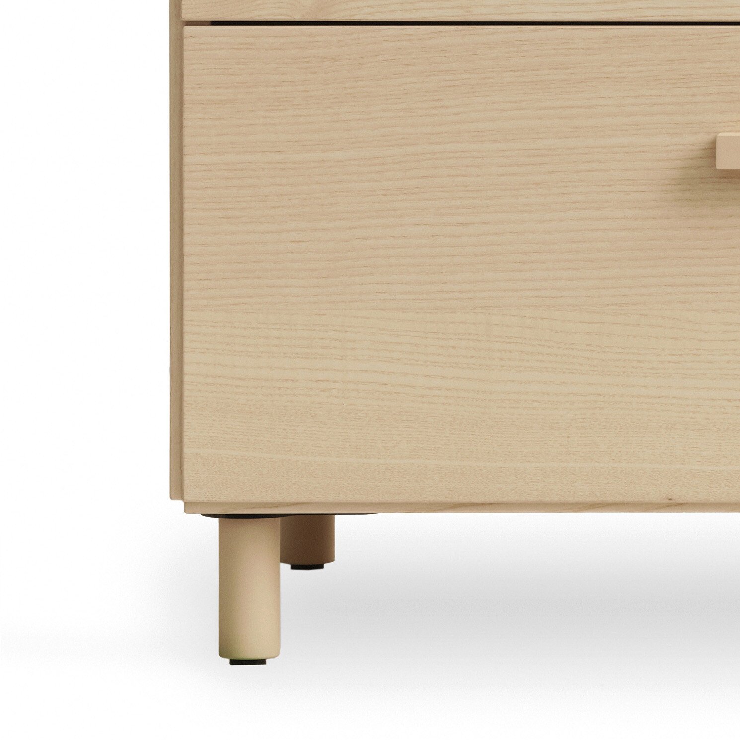 Wide Chest of Drawer from Relief with four drawers. All units from Relief can easily be connected. With five colours and three sizes, you can create multiple unique Relief combinations. The back of Relief is as beautifully designed as the front, making placement creative and fun. The dimensions are w82 x d41 x h92.5 cm. Each drawer's inner dimensions are w74 x d36.3 x h17 cm. Relief is delivered unassembled.
